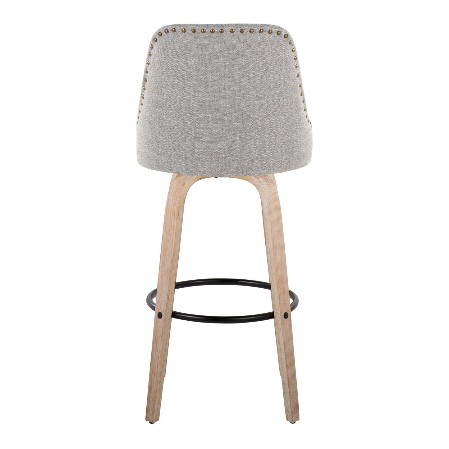 Majestic Office Furniture Marcel 30" Fixed-Height Barstool - Set of 2