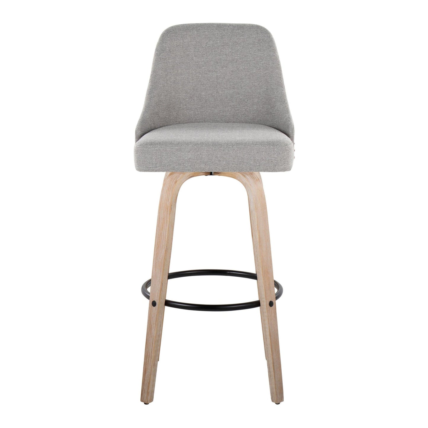 Majestic Office Furniture Marcel 30" Fixed-Height Barstool - Set of 2