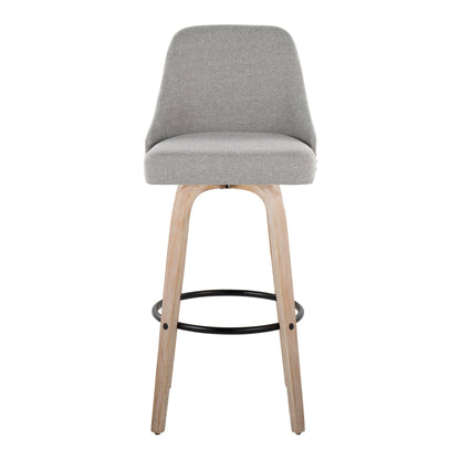Majestic Office Furniture Marcel 30" Fixed-Height Barstool - Set of 2