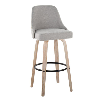 Majestic Office Furniture Marcel 30" Fixed-Height Barstool - Set of 2