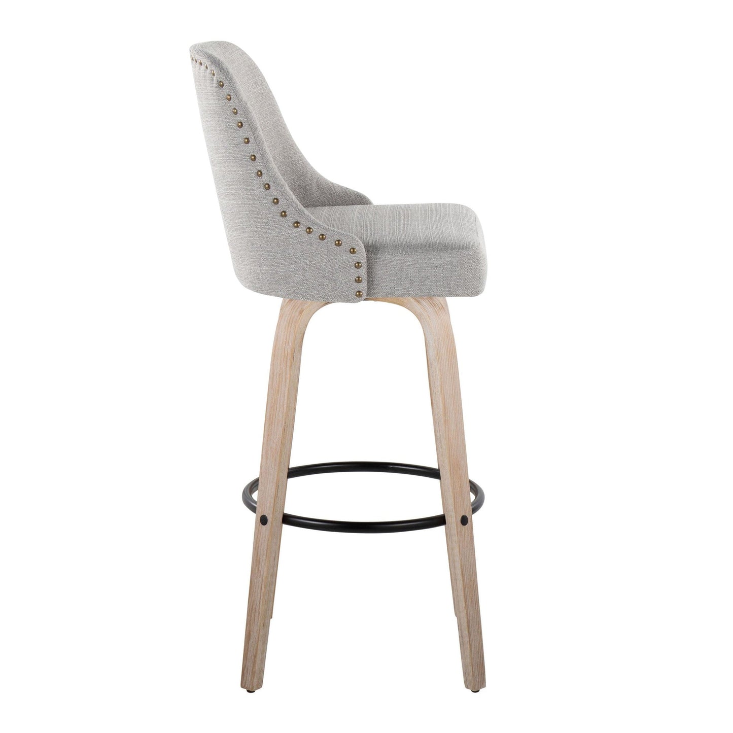 Majestic Office Furniture Marcel 30" Fixed-Height Barstool - Set of 2