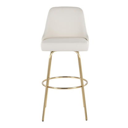 Majestic Office Furniture Marcel 30" Fixed-Height Barstool - Set of 2