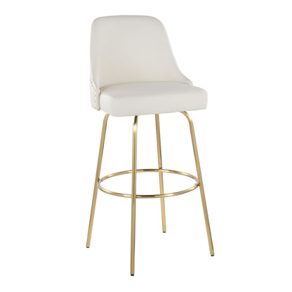 Majestic Office Furniture Marcel 30" Fixed-Height Barstool - Set of 2