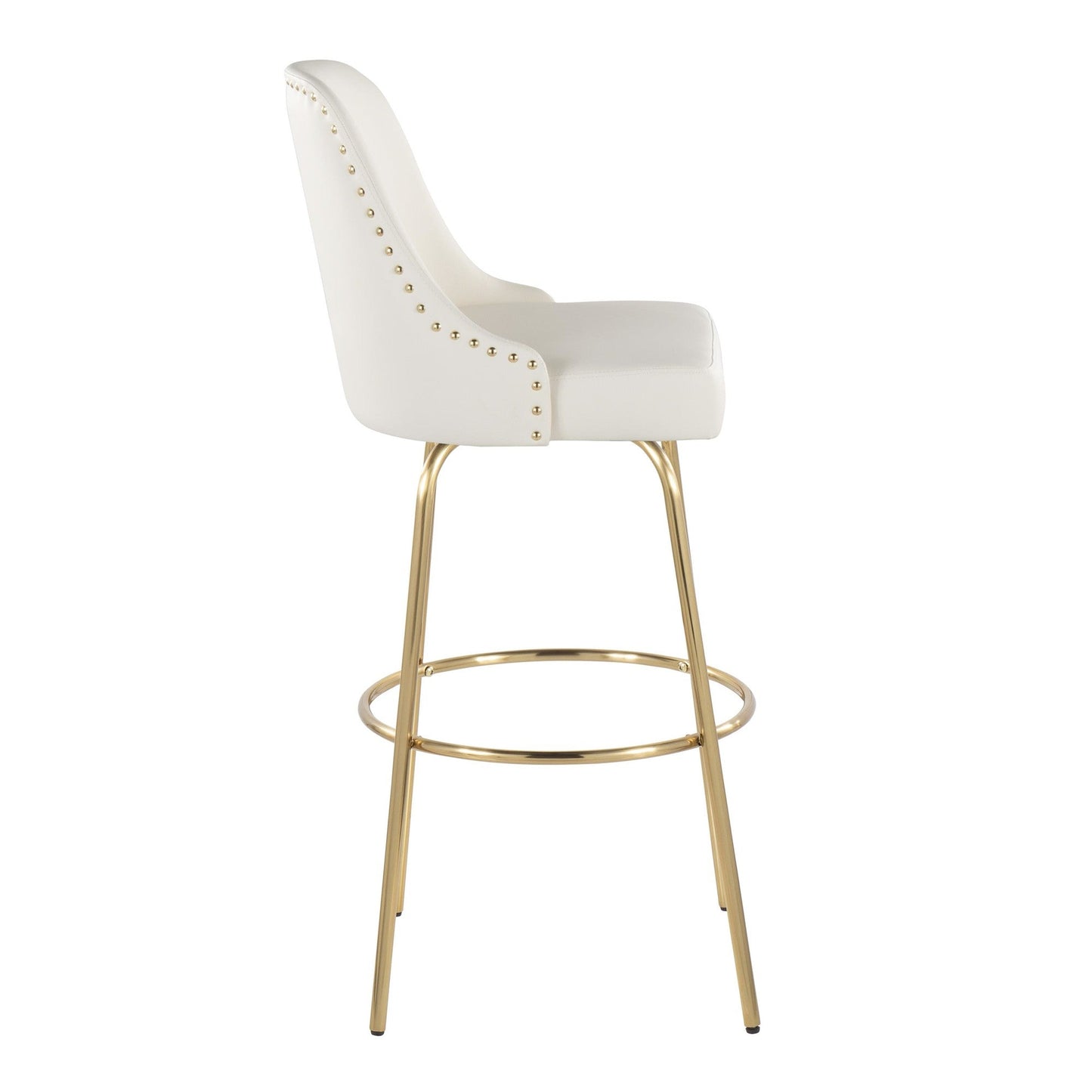 Majestic Office Furniture Marcel 30" Fixed-Height Barstool - Set of 2