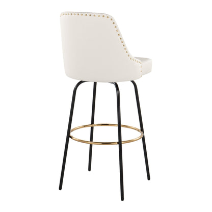 Majestic Office Furniture Marcel 30" Fixed-Height Barstool - Set of 2
