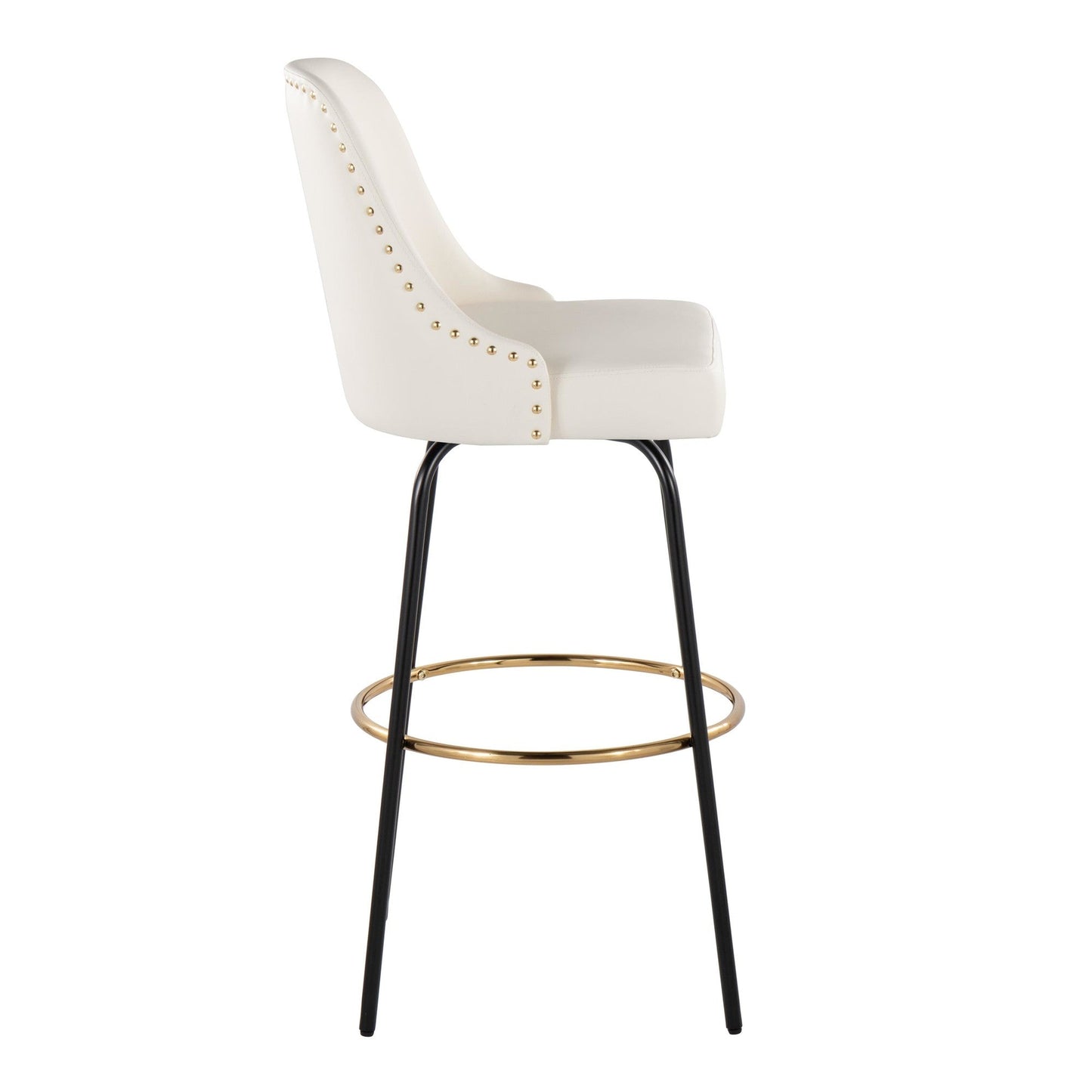 Majestic Office Furniture Marcel 30" Fixed-Height Barstool - Set of 2