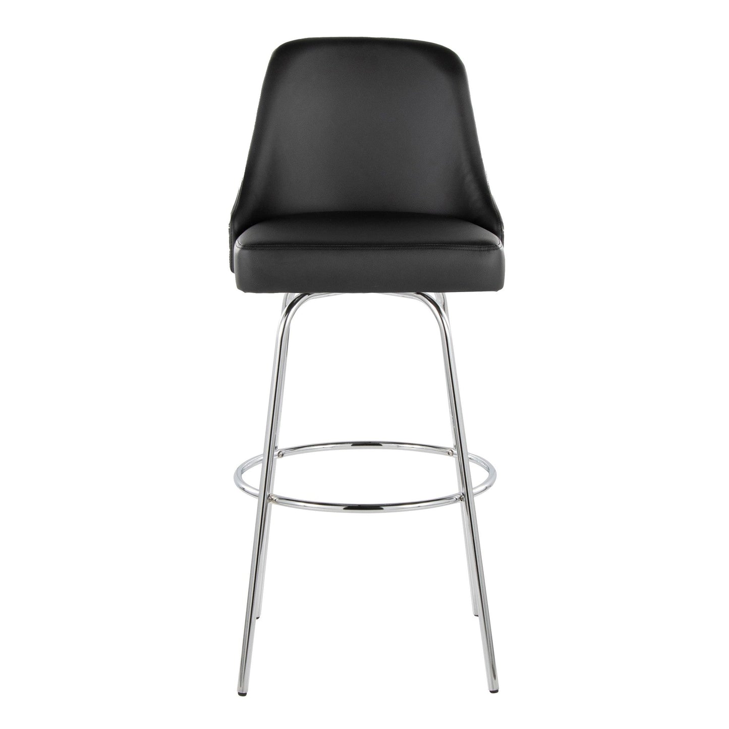 Majestic Office Furniture Marcel 30" Fixed-Height Barstool - Set of 2