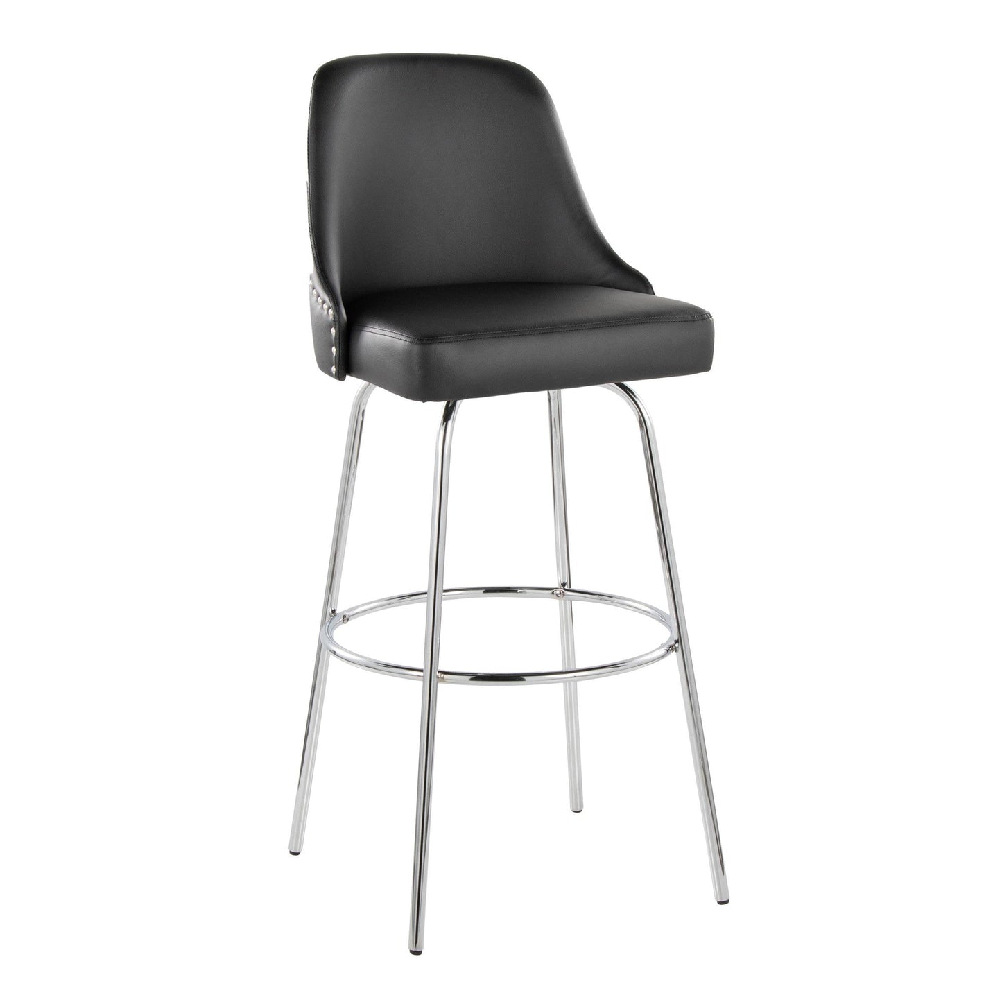 Majestic Office Furniture Marcel 30" Fixed-Height Barstool - Set of 2