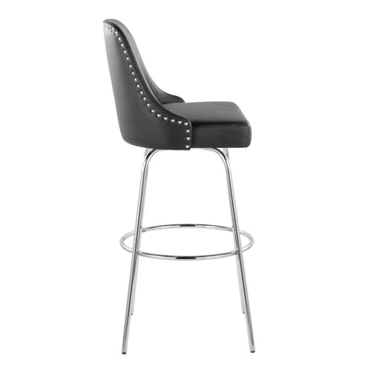 Majestic Office Furniture Marcel 30" Fixed-Height Barstool - Set of 2