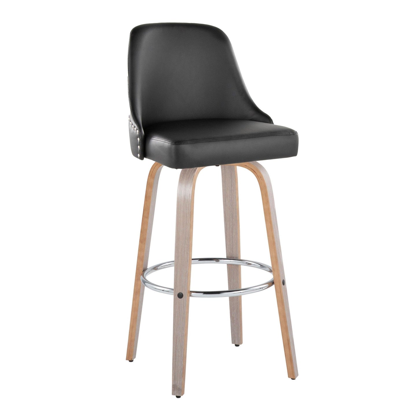 Majestic Office Furniture Marcel 30" Fixed-Height Barstool - Set of 2