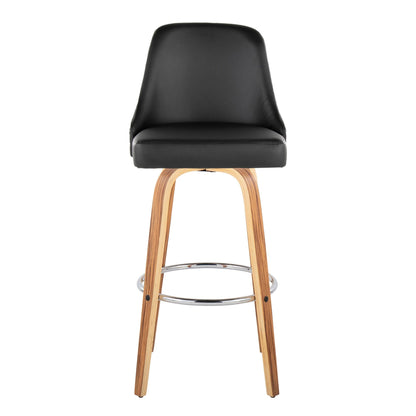 Majestic Office Furniture Marcel 30" Fixed-Height Barstool - Set of 2