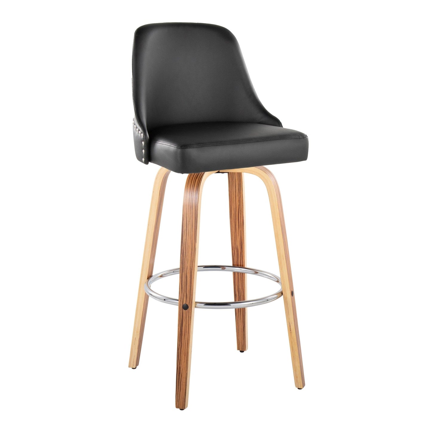 Majestic Office Furniture Marcel 30" Fixed-Height Barstool - Set of 2