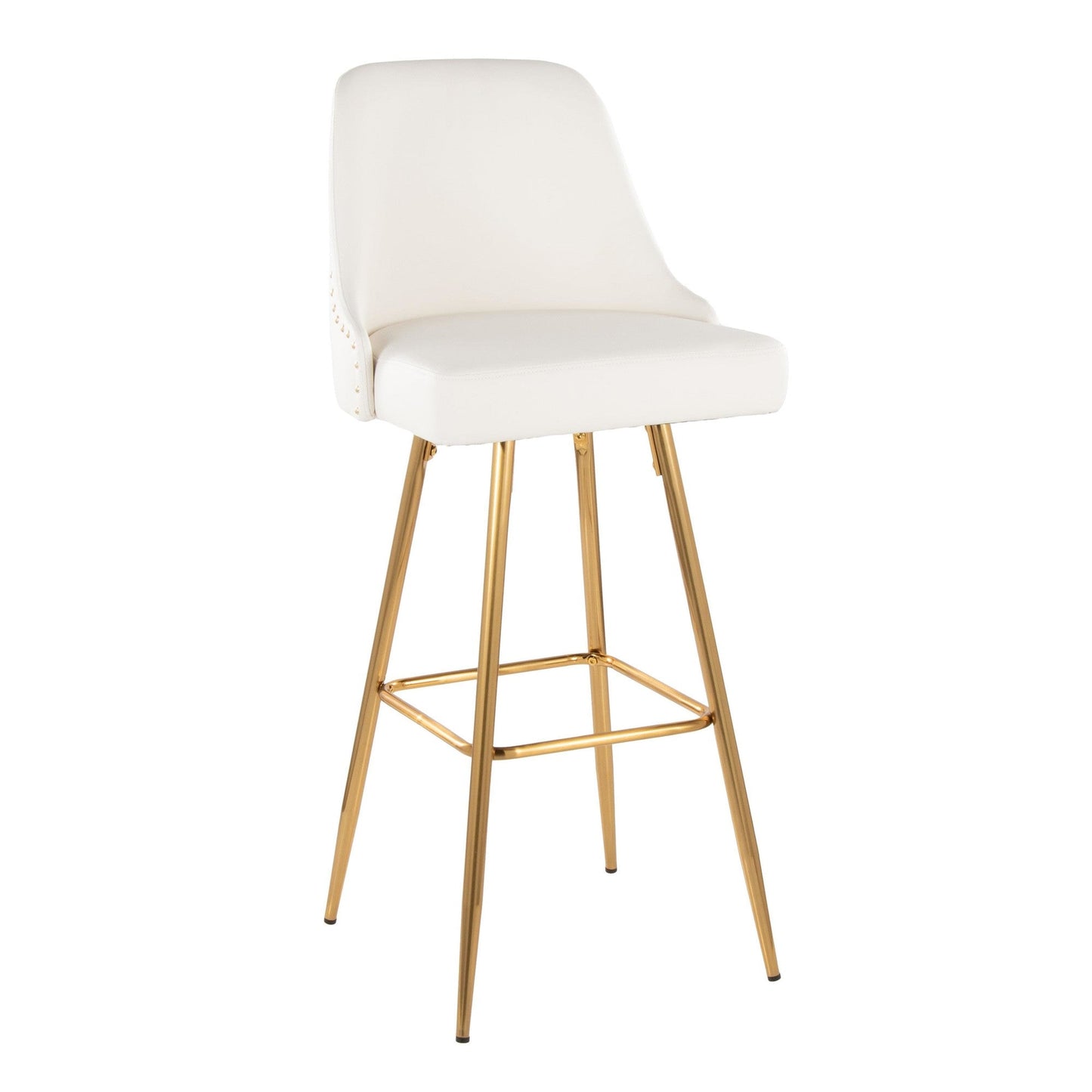 Majestic Office Furniture Marcel 30" Fixed-Height Barstool - Set of 2