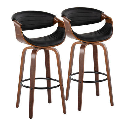 Majestic Office Furniture 30" Fixed-Height Barstool - Set of 2