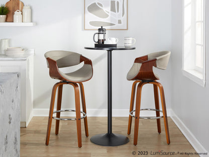 Majestic Office Furniture 30" Fixed-Height Barstool - Set of 2