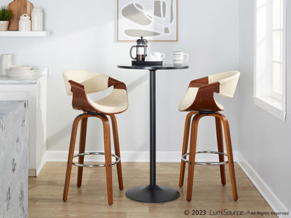 Majestic Office Furniture 30" Fixed-Height Barstool - Set of 2
