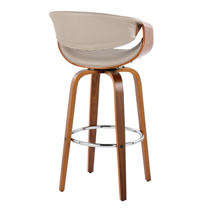 Majestic Office Furniture 30" Fixed-Height Barstool - Set of 2