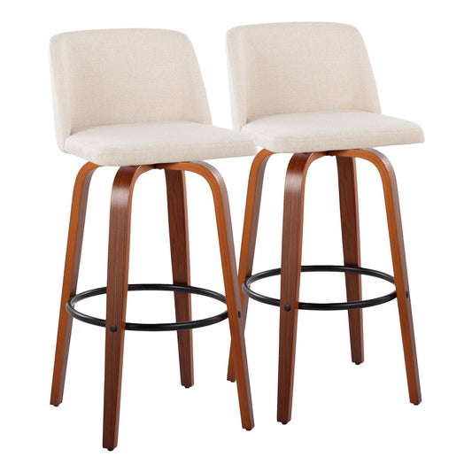 Majestic Office Furniture 30" Fixed-Height Barstool - Set of 2