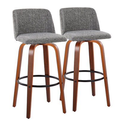 Majestic Office Furniture 30" Fixed-Height Barstool - Set of 2