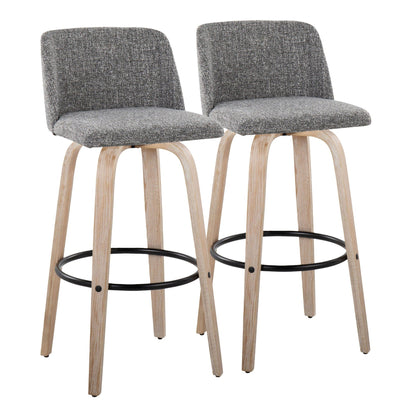 Majestic Office Furniture 30" Fixed-Height Barstool - Set of 2