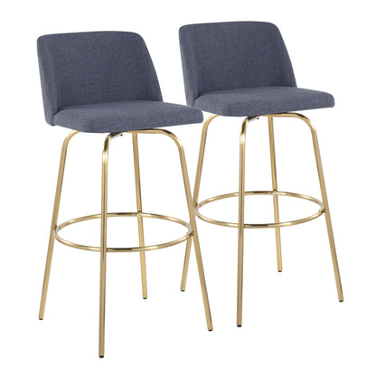 Majestic Office Furniture 30" Fixed-Height Barstool - Set of 2