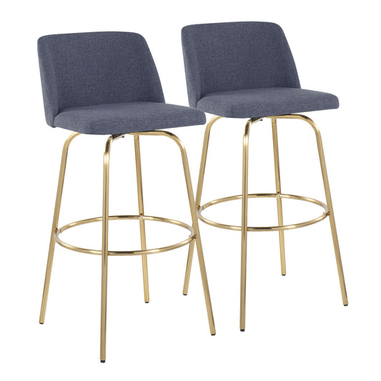 Majestic Office Furniture 30" Fixed-Height Barstool - Set of 2