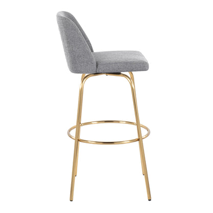 Majestic Office Furniture 30" Fixed-Height Barstool - Set of 2