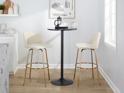 Majestic Office Furniture 30" Fixed-Height Barstool - Set of 2