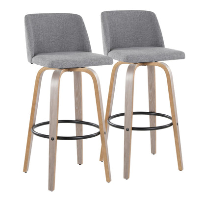 Majestic Office Furniture 30" Fixed-Height Barstool - Set of 2