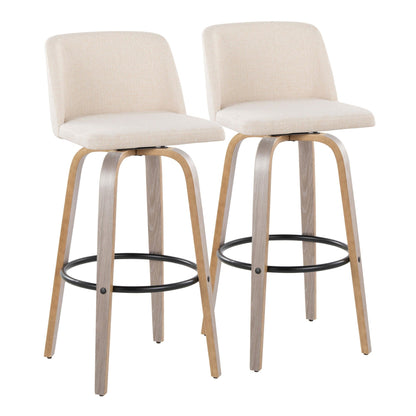 Majestic Office Furniture 30" Fixed-Height Barstool - Set of 2