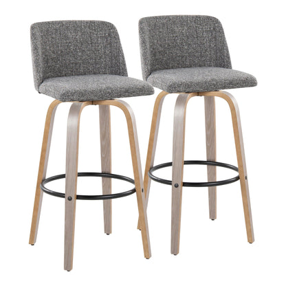 Majestic Office Furniture 30" Fixed-Height Barstool - Set of 2