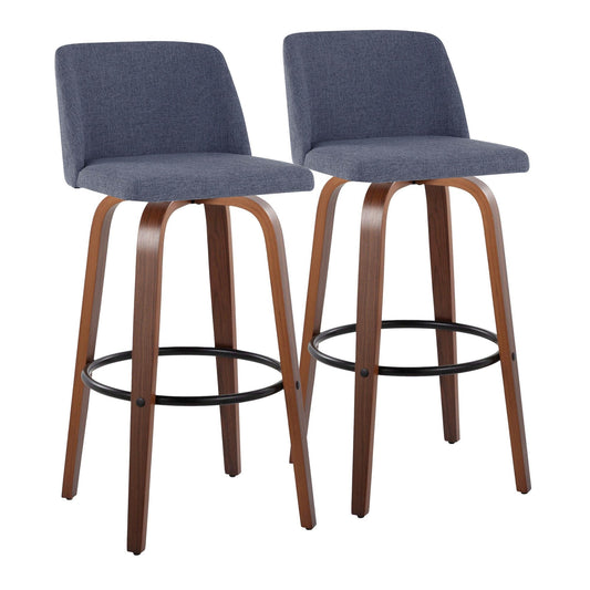 Majestic Office Furniture 30" Fixed-Height Barstool - Set of 2