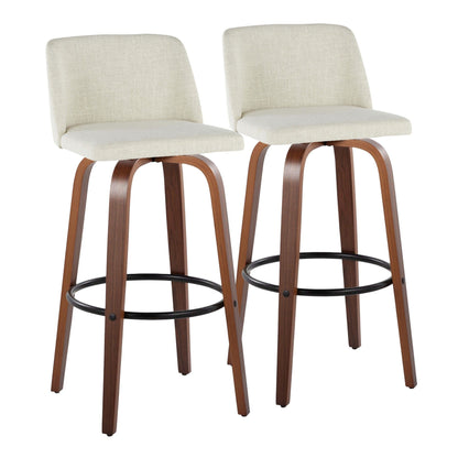 Majestic Office Furniture 30" Fixed-Height Barstool - Set of 2