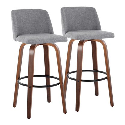 Majestic Office Furniture 30" Fixed-Height Barstool - Set of 2