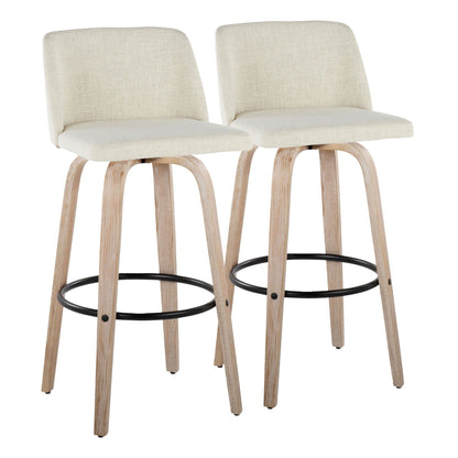 Majestic Office Furniture 30" Fixed-Height Barstool - Set of 2