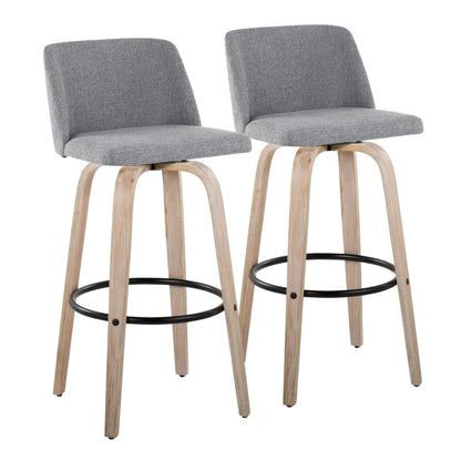 Majestic Office Furniture 30" Fixed-Height Barstool - Set of 2