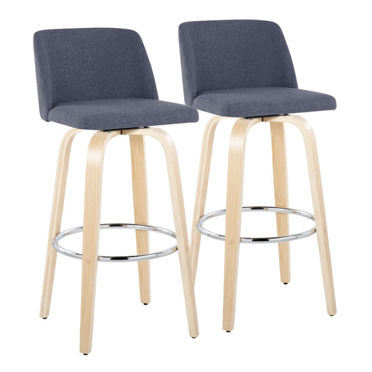 Majestic Office Furniture 30" Fixed-Height Barstool - Set of 2