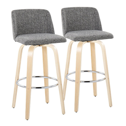 Majestic Office Furniture 30" Fixed-Height Barstool - Set of 2