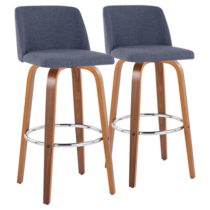 Majestic Office Furniture 30" Fixed-Height Barstool - Set of 2