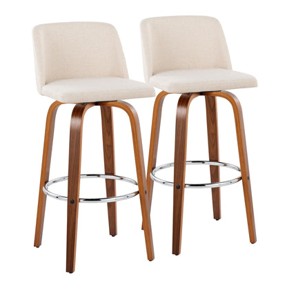 Majestic Office Furniture 30" Fixed-Height Barstool - Set of 2