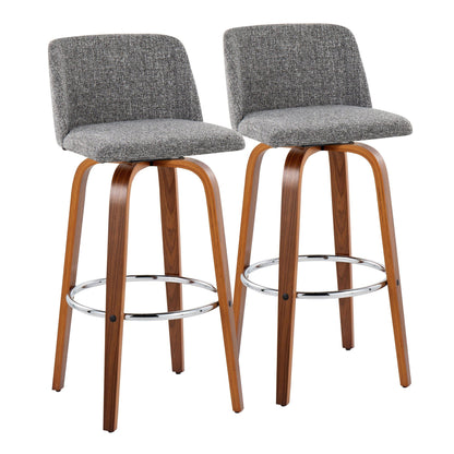 Majestic Office Furniture 30" Fixed-Height Barstool - Set of 2