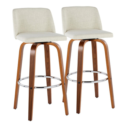 Majestic Office Furniture 30" Fixed-Height Barstool - Set of 2