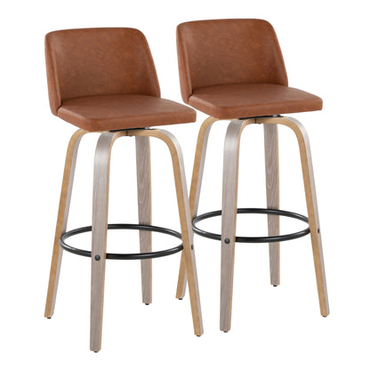 Majestic Office Furniture 30" Fixed-Height Barstool - Set of 2