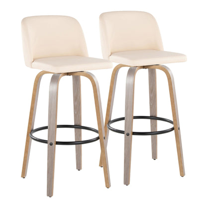 Majestic Office Furniture 30" Fixed-Height Barstool - Set of 2