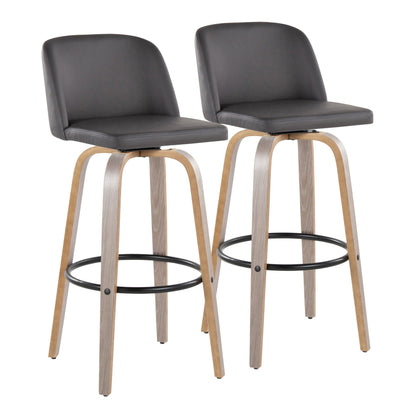 Majestic Office Furniture 30" Fixed-Height Barstool - Set of 2