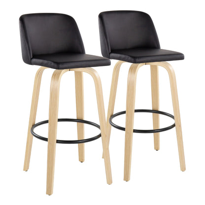 Majestic Office Furniture 30" Fixed-Height Barstool - Set of 2