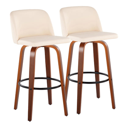 Majestic Office Furniture 30" Fixed-Height Barstool - Set of 2