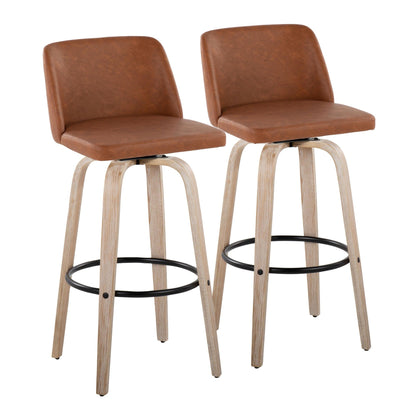 Majestic Office Furniture 30" Fixed-Height Barstool - Set of 2