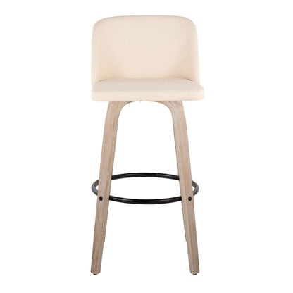 Majestic Office Furniture 30" Fixed-Height Barstool - Set of 2