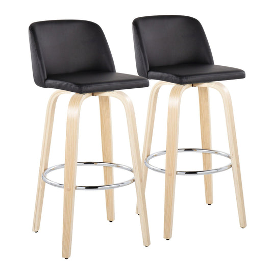 Majestic Office Furniture 30" Fixed-Height Barstool - Set of 2